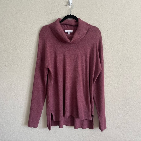 New Directions woman cowl neck knit sweater size XL stretch comfortable fall - Picture 9 of 10
